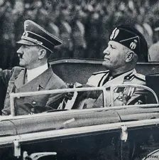 Europe was dominated by two political thugs of the Continent c1937, (1945)