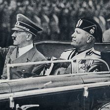 Europe was dominated by two political thugs of the Continent c1937, (1945)