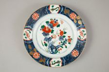 European copy of Chinese Imari plate, 20th century. Creator: Unknown