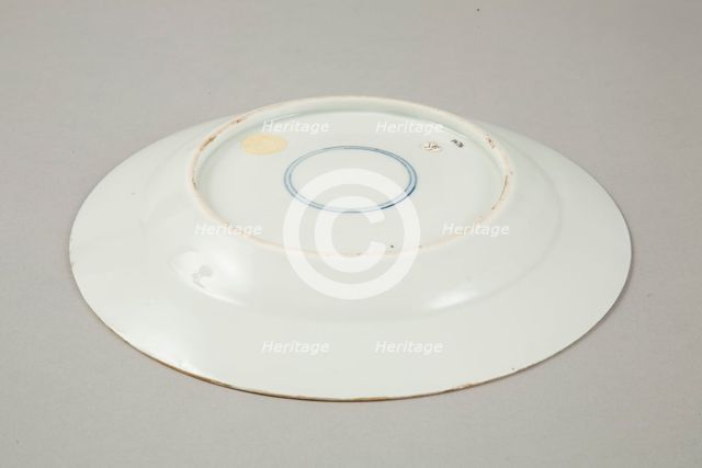 European copy of Chinese Imari plate, 20th century. Creator: Unknown.
