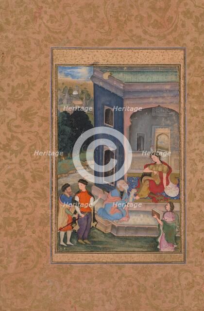 European Costume Scene, c. 1590-1595. Creator: Unknown.