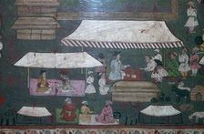 European and Indian merchants in Delhi, 17th century