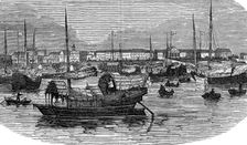 European factories at Canton (Guangzhou), China, c1875