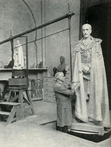 European sculptor 1947. Creator: Unknown