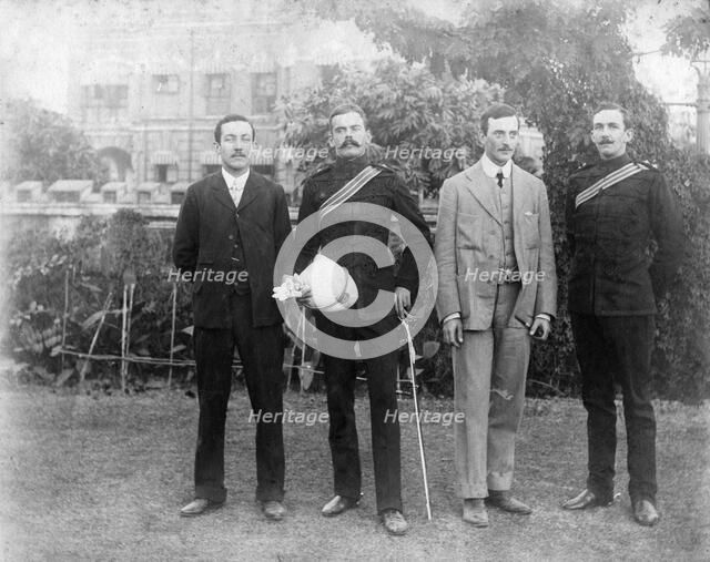 Europeans, Alipore, India, 1905-1906. Artist: FL Peters