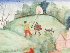 Europeans Embracing (image 2 of 3), c1590. Creator: Unknown