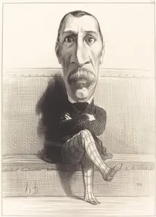 Eus. Isidore Buvignier, 1849. Creator: Honore Daumier