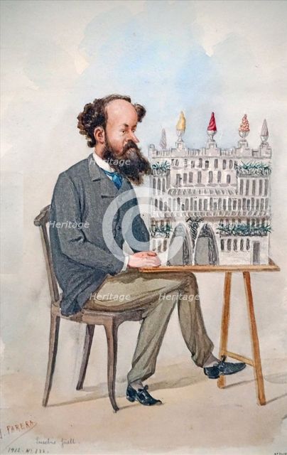 Eusebi Güell, c.1889. Creator: Parera, Josep (1830-1902).