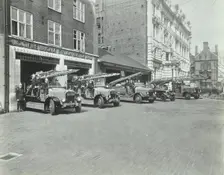 Euston Fire Station, No 172 Euston Road, St Pancras, London, 1935