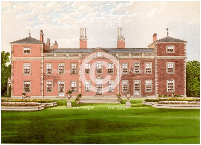 Euston Hall, Suffolk, home of the Duke of Grafton, 1880. Artist: Unknown