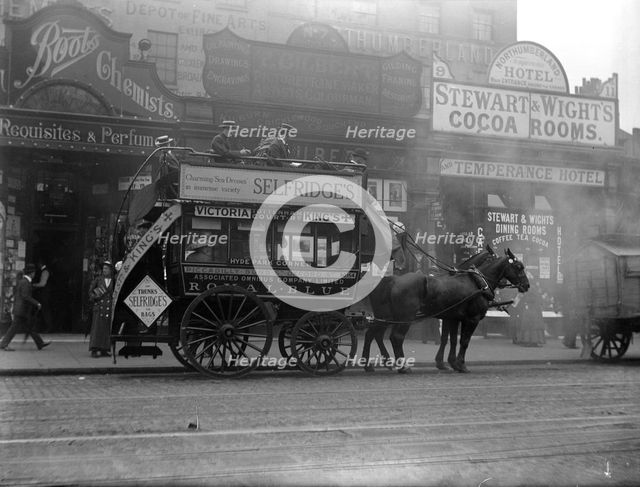 Euston Road, Camden, London, 1912. Artist: Anon