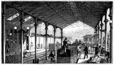 Euston Station, London terminus of London and Birmingham Railway, 1840. Creator: Unknown
