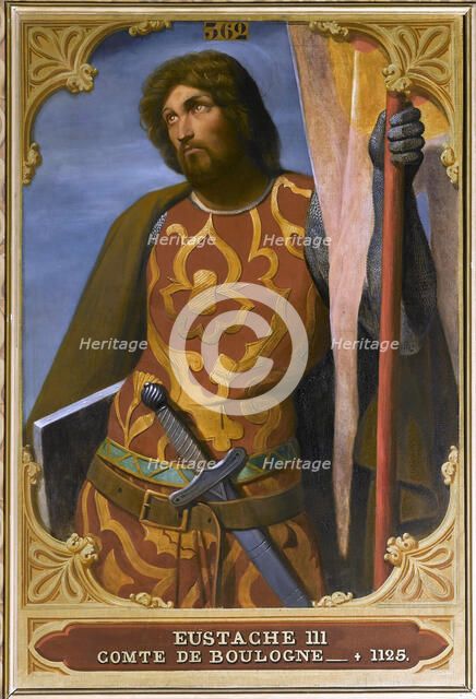 Eustace III, Count of Boulogne, 1844. Creator: Odier, Édouard Alexandre (1800-1887).