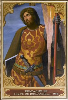 Eustace III, Count of Boulogne, 1844. Creator: Odier, Édouard Alexandre (1800-1887)