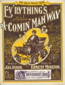 Ev'rything's a-comin mah way 1900. Creator: Unknown