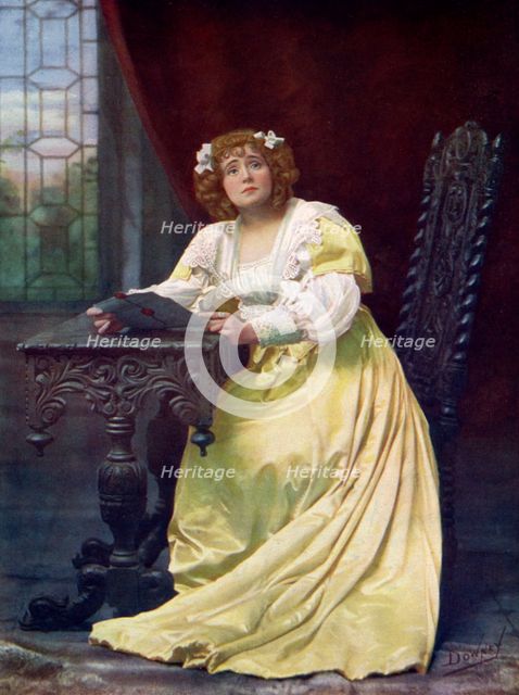 Eva Moore (1870-1955), English actress, 1899-1900.Artist: W&D Downey