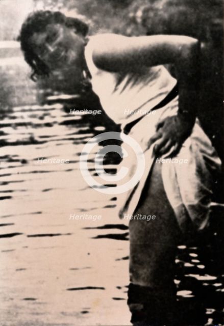 Eva Braun, longtime companion of Adolf Hitler, c1930s-c1940s(?). Creator: Unknown.