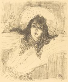 Eva Lavallière, 1896. Creator: Henri de Toulouse-Lautrec