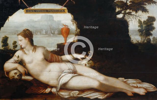 Eva Prima Pandora (Eve, First Pandora), c. 1550.