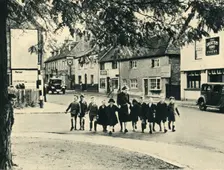 Evacuated Children with their Teacher 1943. Creator: Unknown