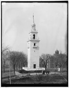 Evacuation Monument, Dorchester Heights, Mass., between 1900 and 1906. Creator: Unknown
