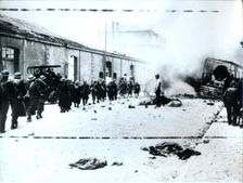 Evacuation of the British Expeditionary Force (BEF) from Dunkirk, France, World War II, 1940. Creator: Unknown