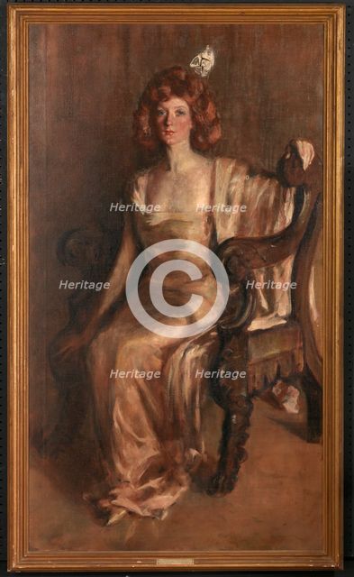 Evalina Palmer Sicilianos, ca. 1911. Creator: Alice Pike Barney.