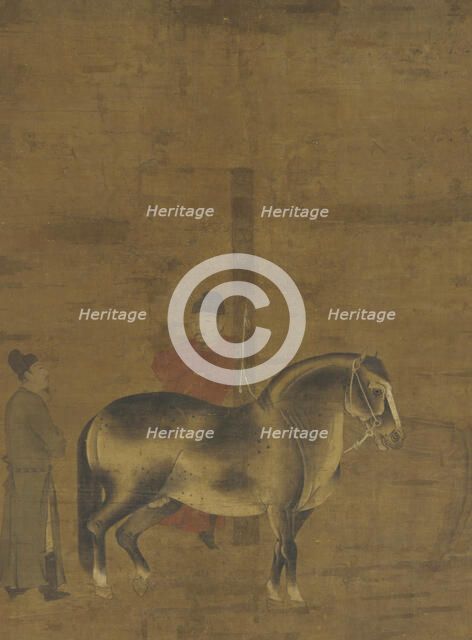 Evaluating a Horse, Ming dynasty, 1368-1644. Creator: Unknown.