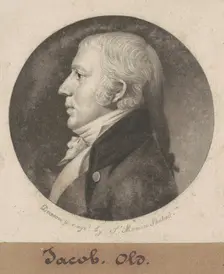 Evan William Thomas, 1798-1803. Creator: Charles Balthazar Julien Févret de Saint-Mémin