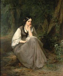 Evangeline, 1861. Creator: Christian Schussele