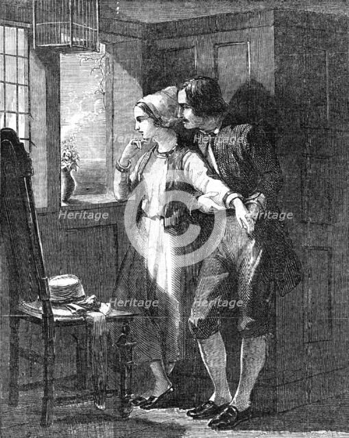 "Evangeline" - painted by John Absolon - from the Exhibition of the New Society of Scottish..., 1854 Creator: Unknown.