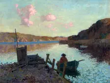 Evans Bay, 1893. Creator: James McLauchlan Nairn