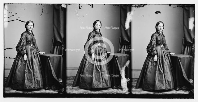 Evans, Miss, (Welsh lecturer), ca. 1860-1865. Creator: Unknown.
