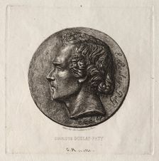 Evariste Boulay-Paty; a Poet, 1861. Creator: Charles Meryon (French, 1821-1868)