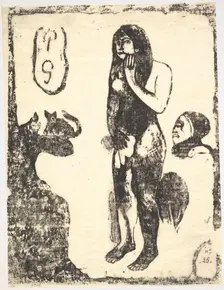 Eve, 1898-99. Creator: Paul Gauguin