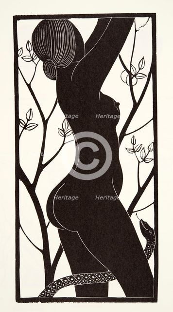 Eve, 1926, (wood engraving).