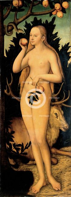 Eve, after 1537. Artist: Cranach, Lucas, the Elder (1472-1553)