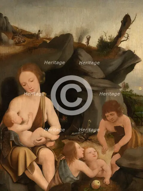 Eve And Four Children, c1520. Creator: Jan Mostaert.