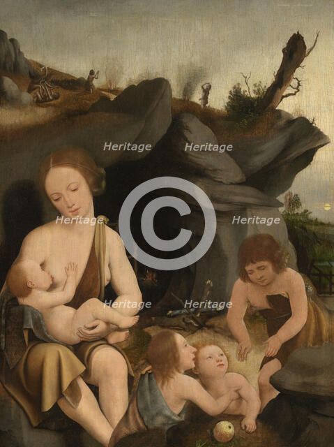 Eve And Four Children, c1520. Creator: Jan Mostaert.