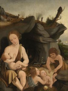 Eve And Four Children, c1520. Creator: Jan Mostaert