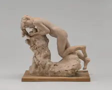 Eve Eating the Apple, c. 1885. Creator: Auguste Rodin