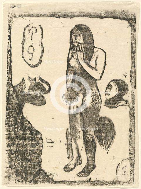 Eve, in or after 1895. Creator: Paul Gauguin.