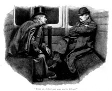 Eve's Ransom: "Excuse me, I think your name must be Hilliard", 1895. Creator: George Meisenbach
