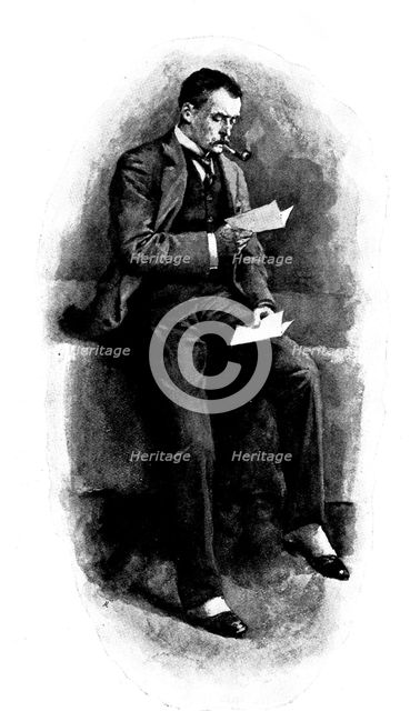 Eve's Ransom...How much of this could he believe?, 1895. Creator: George Meisenbach.