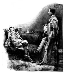 Eve's Ransom..."The idea is that you should go on with us", 1895. Creator: George Meisenbach