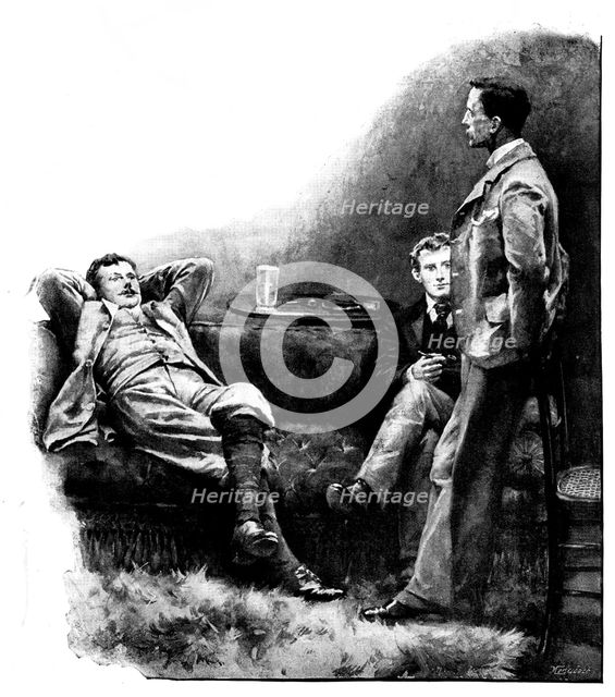 Eve's Ransom..."The idea is that you should go on with us", 1895. Creator: George Meisenbach.
