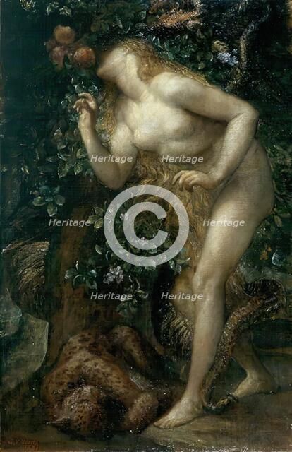 Eve Tempted, 1881. Creator: George Frederick Watts.