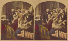 Evenings at Home., about 1865. Creator: Joseph John Elliott