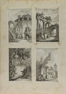Evenings in Rome, 1763/64. Creator: Hubert Robert