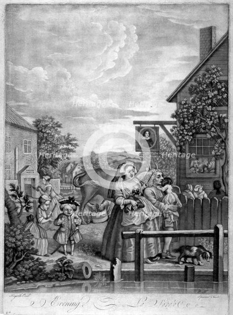 'Evening', 1738. Artist: Spooner